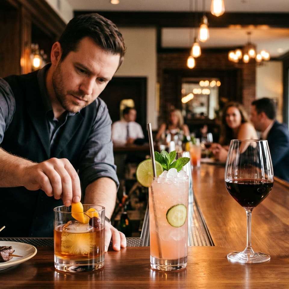 Craft Cocktails and Beverage Pairings